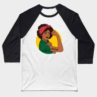 Grl Pwr Shirt Black Girl Magic Melanin Juneteenth Girl Power Baseball T-Shirt